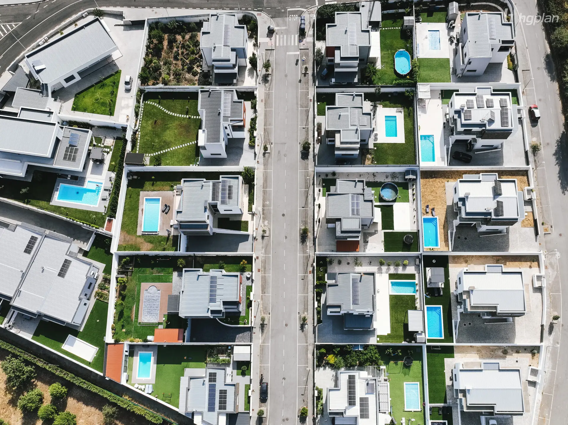 Construção do loteamento da Europa na Covilhã realizado pela Hgplan